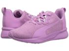 Puma Kids Tishatsu Runner Knit (little Kid) (orchid/puma White) Girl's Shoes
