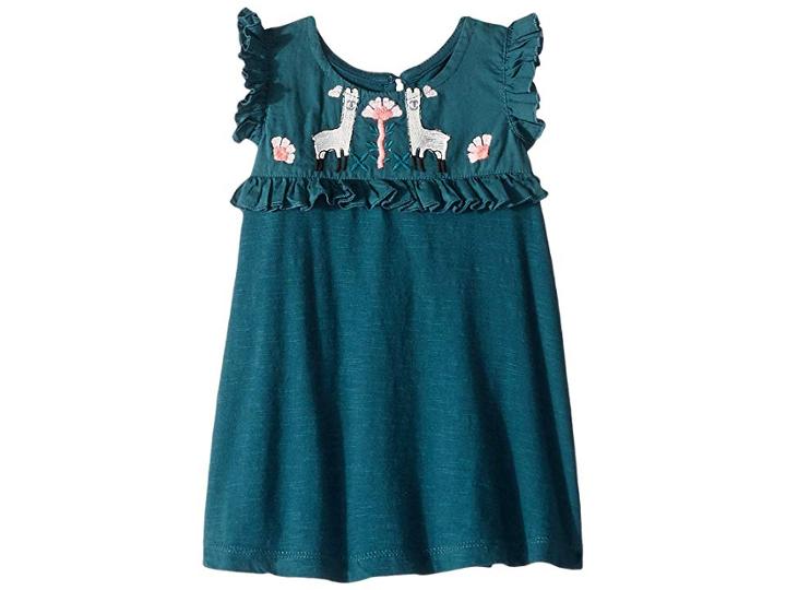 Peek Lily Dress (infant) (hunter Green) Girl's Dress