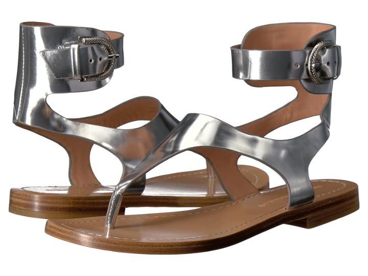 Sigerson Morrison Adria (silver Leather) Women's Shoes