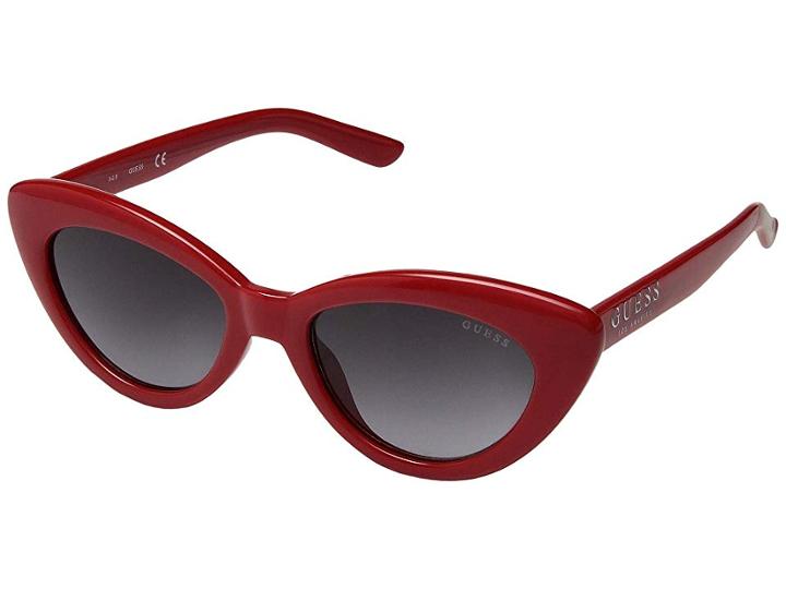 Guess Gf6087 (shiny Red/gradient Smoke) Fashion Sunglasses