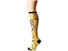 Socksmith Attack Of The 50 Ft Woman (yellow) Women's Crew Cut Socks Shoes