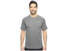 Speedo Heather Easy Short Sleeve Swim Tee (heather Grey) Men's Swimwear