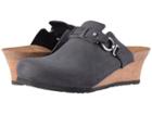 Birkenstock Dana (black Oiled Leather) Women's Wedge Shoes