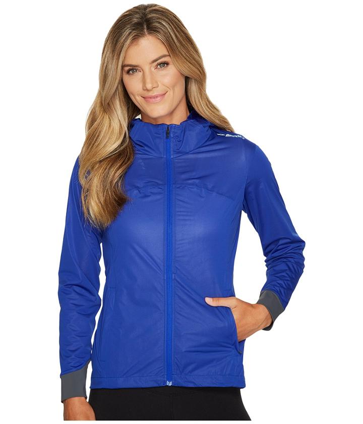 Brooks Hideout Jacket (cobalt) Women's Coat