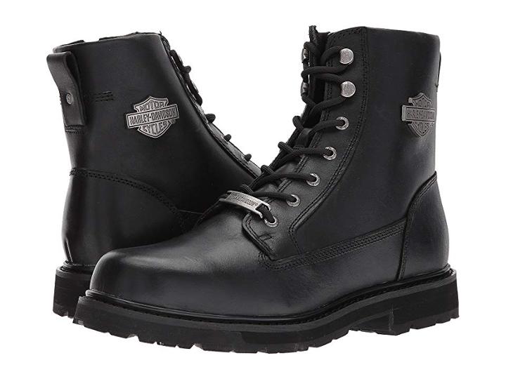 Harley-davidson Cartbridge (black) Men's Lace-up Boots