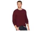 Polo Ralph Lauren Textured Pima Crew Neck (classic Wine Heather) Men's Clothing