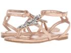 Badgley Mischka Kids Cara Barstow (little Kid/big Kid) (rose Gold) Girls Shoes