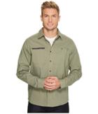 Mountain Hardwear Hardwear Ap Shirt (green Fade) Men's Long Sleeve Button Up