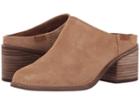 Toms Leila Mule (toffee Suede) Women's Clog Shoes
