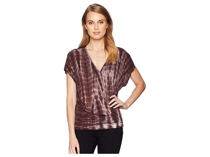 Young Fabulous & Broke Papaya Top (jam/soundwave Wash) Women's Clothing