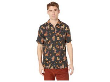 Roark Ranch Life Short Sleeve Woven (charcoal) Men's Clothing
