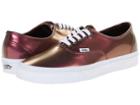 Vans Authentic ((patent Leather) Pink) Skate Shoes