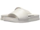 Steven Saunders (white Leather) Women's Slide Shoes