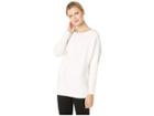 Lauren Ralph Lauren Button-shoulder Cotton Sweater (mascarpone Cream) Women's Sweater