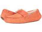 Ugg Dakota Leather Bow (vibrant Coral) Women's Moccasin Shoes