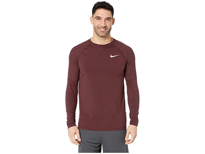 Nike Element Crew (burgundy Crush) Men's Clothing
