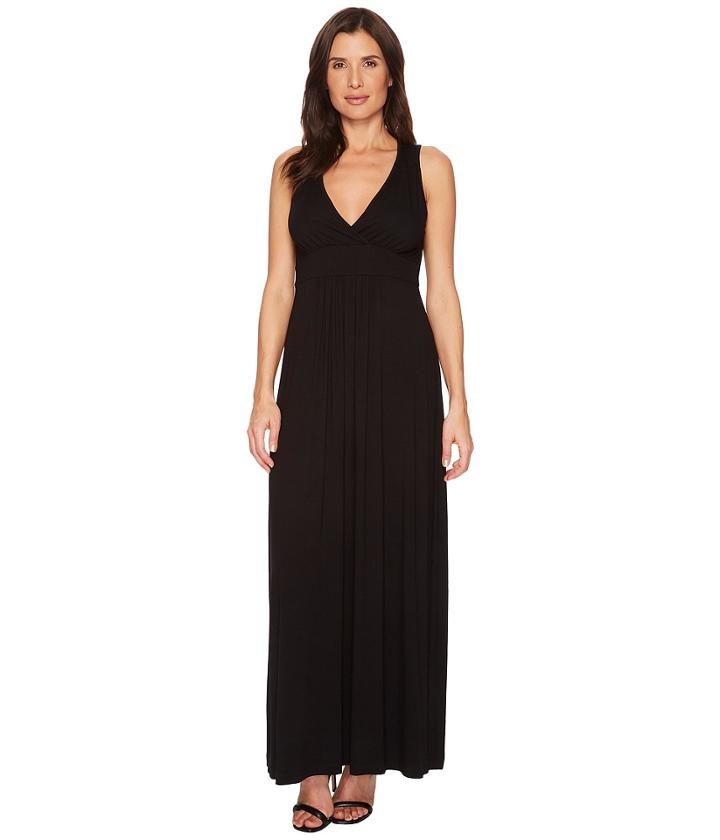 Karen Kane V-neck Maxi Dress (black) Women's Dress