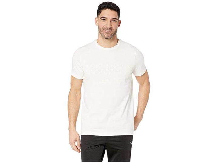 Puma Lux Graphic Tee-t7 (whisper White) Men's Clothing