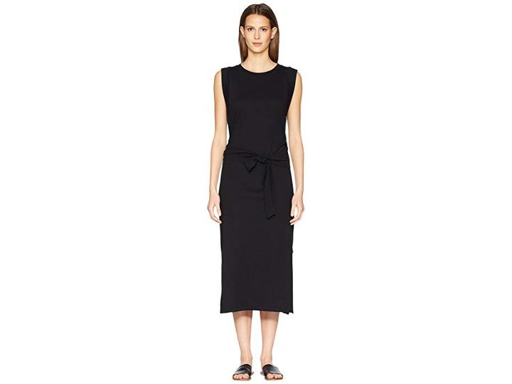 Vince Wrap Waist Dress (black) Women's Dress