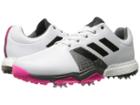 Adidas Golf Adipower Boost 3 (ftwr White/core Black/shock Pink) Men's Golf Shoes