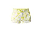 The North Face Kids Amphibious Shorts (little Kids/big Kids) (stinger Yellow Fern Print (prior Season)) Girl's Shorts