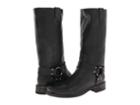 Frye Smith Harness Tall (black Tumbled Full Grain) Women's Pull-on Boots