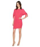 Vince Camuto Crepe Knotted Sleeve Shift Dress (pink) Women's Dress