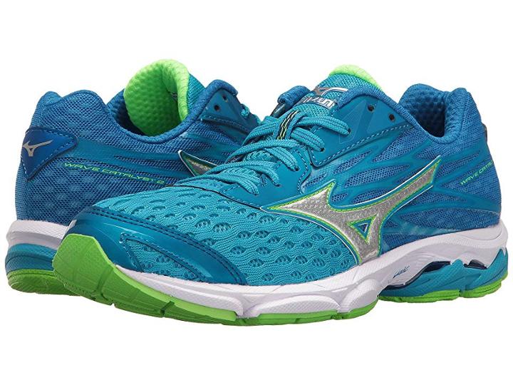 Mizuno Wave Catalyst 2 (atomic Blue/green Gecko/white) Girls Shoes