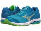 Mizuno Wave Catalyst 2 (atomic Blue/green Gecko/white) Girls Shoes