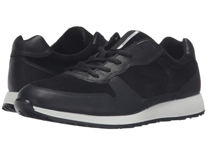 Ecco Sneak Tie (black/black) Women's Shoes