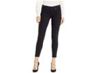 Miss Me Leather Onside Skinny Jeans In Black (black) Women's Jeans