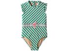 Shade Critters Fashion Flamingo Belt One-piece (toddler) (green) Girl's Swimsuits One Piece