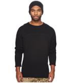 Publish Jorden Drop Shoulder Crew Neck Sweater (black) Men's Sweater
