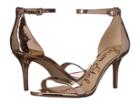 Sam Edelman Patti Strappy Sandal Heel (rose Gold Liquid Metallic) High Heels