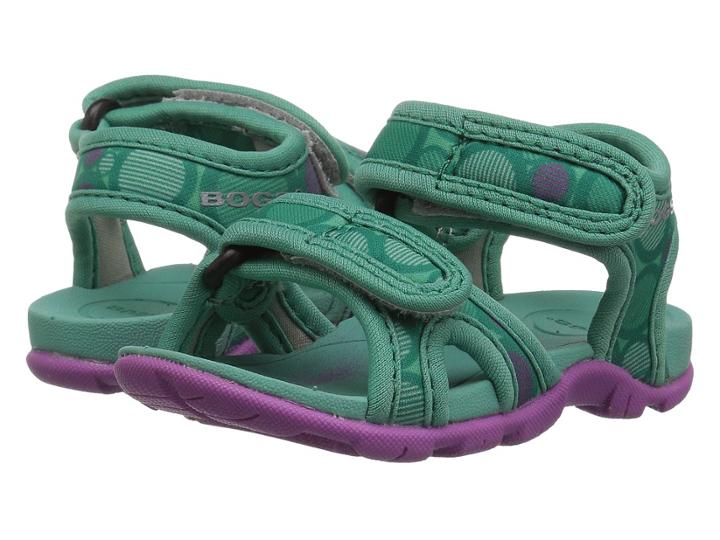 Bogs Kids Whitefish Multi Dot (toddler) (turquoise Multi) Girls Shoes