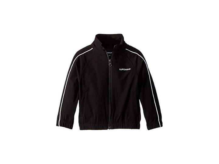 Superism Fletcher Windbreaker Jacket (toddler/little Kids/big Kids) (black) Boy's Coat
