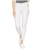 7 For All Mankind The Ankle Skinny W/ Released Hem In Pale Lavender (pale Lavender) Women's Jeans