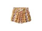 Roxy Kids Heart On Fire Shorts (big Kids) (buff Yellow Girl Vertical Flowers) Girl's Shorts