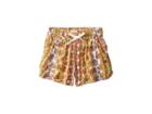 Roxy Kids Heart On Fire Shorts (big Kids) (buff Yellow Girl Vertical Flowers) Girl's Shorts