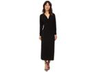 Kamalikulture By Norma Kamali Dolman Wrap Dress (black) Women's Dress