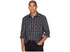 Pendleton Long Sleeve Frontier (black Plaid) Men's Clothing