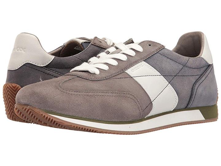 Geox M Vinto 1 (anthracite/dark Royal) Men's Lace Up Casual Shoes