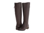 Nine West Counter Wide Calf (dark Brown Leather) Women's Zip Boots