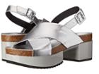 Clergerie Tessa (silver Nappa) Women's Shoes