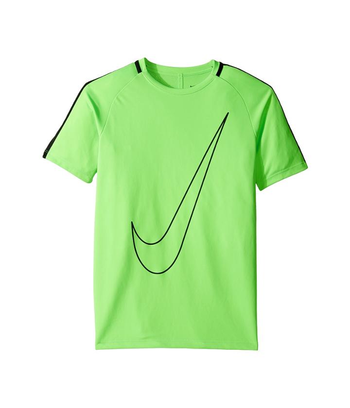Nike Kids Dry Academy Soccer Top (little Kids/big Kids) (electric Green/black/black) Kid's Clothing