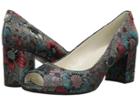 Anne Klein Meredith (taupe Turquoise/red Fabric) Women's Shoes
