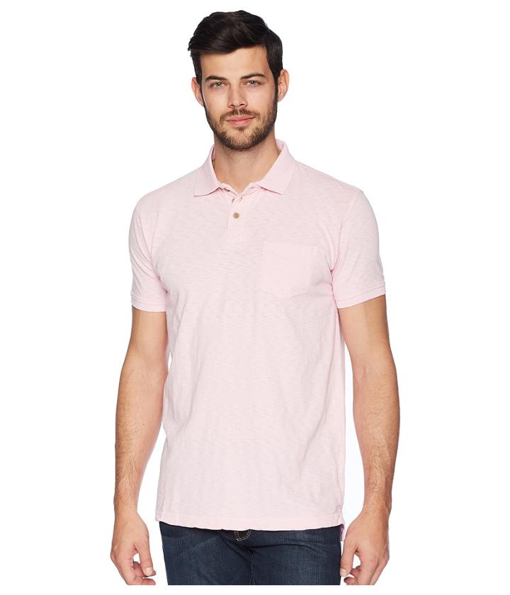 Vintage 1946 Negative Slub Polo (pink) Men's Clothing