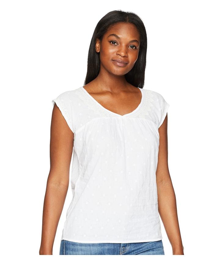Prana Blossom Top (white) Women's Clothing