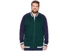 Polo Ralph Lauren Big Tall Interlock Bomber Jacket (college Green Multi) Men's Coat