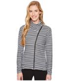 Lole Essential Cardigan (black/white Stripes) Women's Sweater